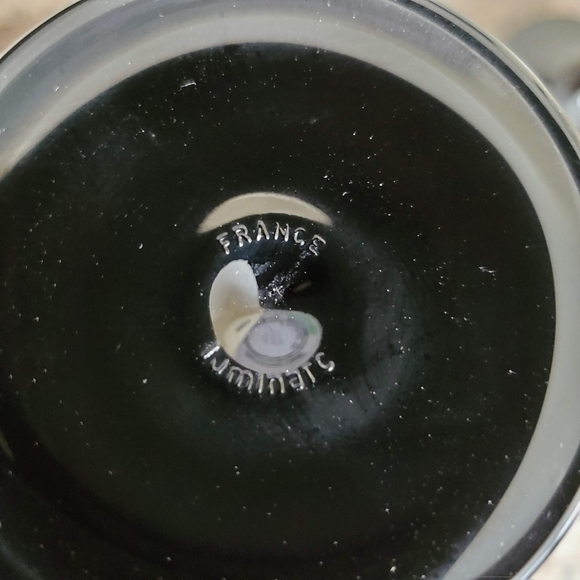 Vintage Luminarc Domino Set Of 4 Wine Glasses - Picture 2 of 2